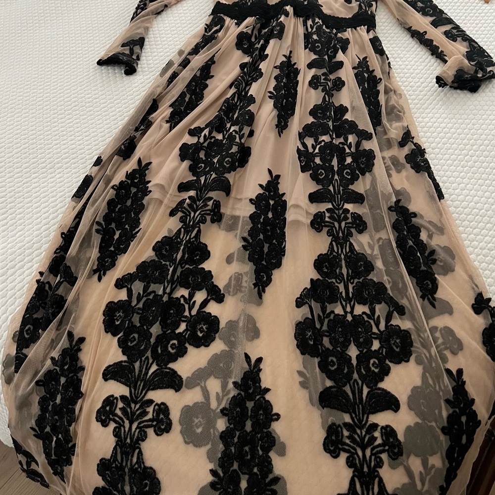 Black and Tan evening Maxi Altr’d State size 10 Dress